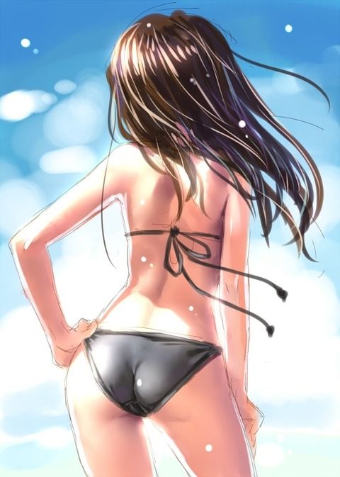 【Erotic Anime Summary】 Beautiful Girls and Beautiful Girls Who Exposed Their Preppy and Tense Ass [45 Photos] 31