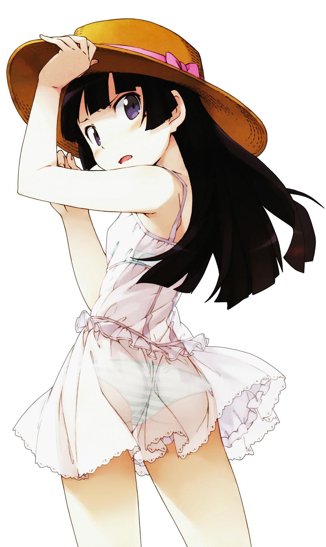 [Schecola] anime heroine's clothes and swimsuit is showing through erotic photoshop image 4th [perspective Photoshop] 21