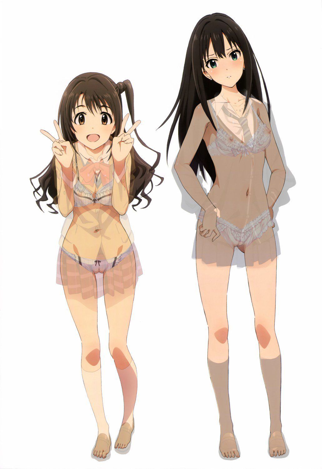 [Schecola] anime heroine's clothes and swimsuit is showing through erotic photoshop image 4th [perspective Photoshop] 25