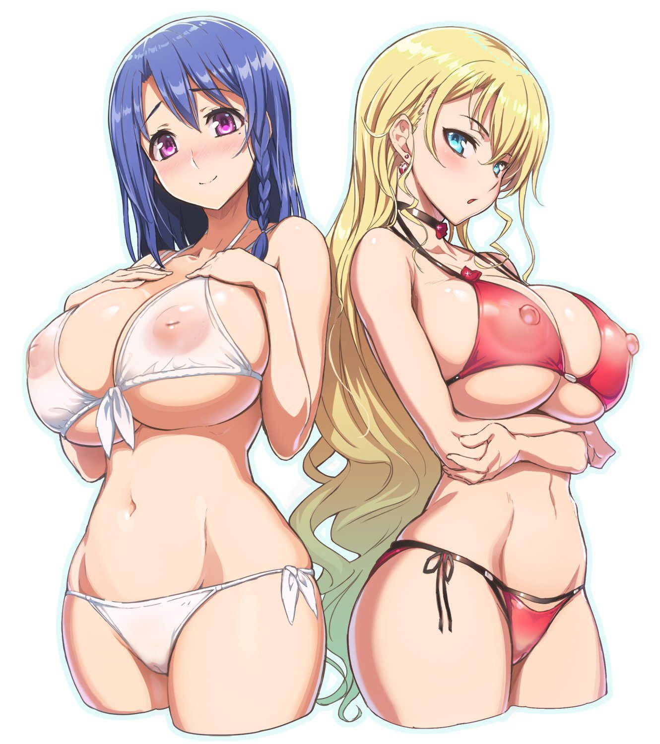 [Schecola] anime heroine's clothes and swimsuit is showing through erotic photoshop image 4th [perspective Photoshop] 27