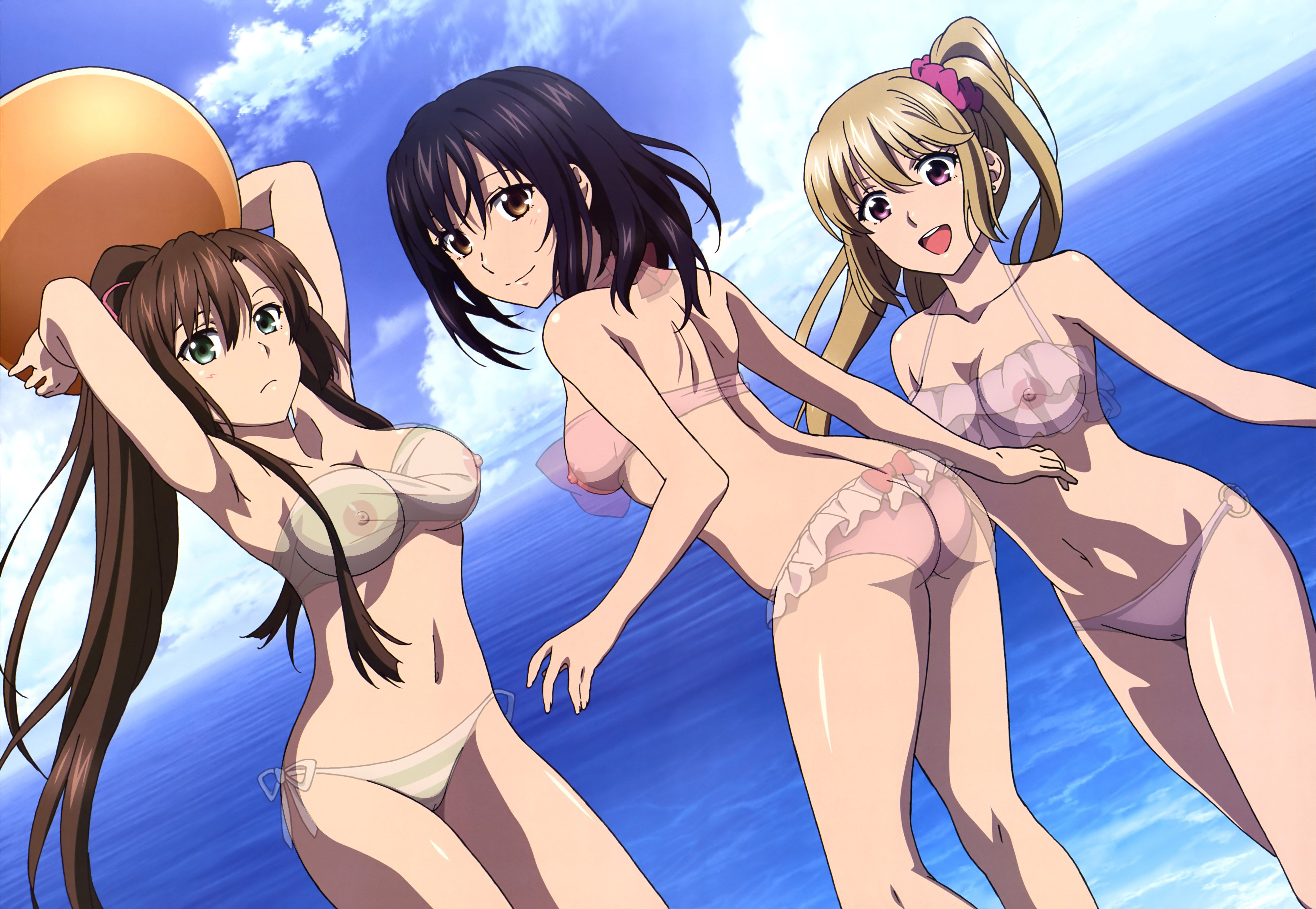 [Schecola] anime heroine's clothes and swimsuit is showing through erotic photoshop image 4th [perspective Photoshop] 30