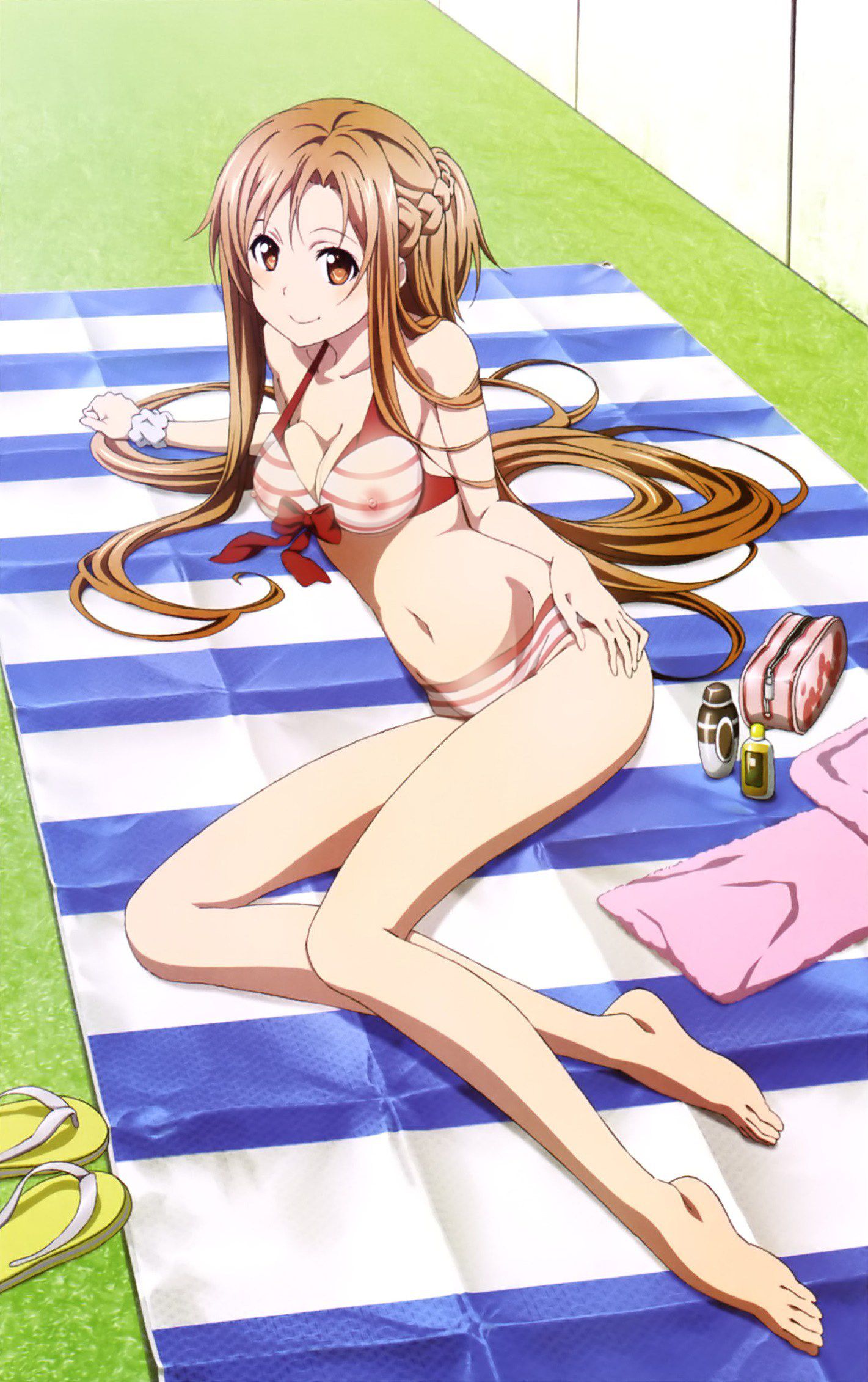 [Schecola] anime heroine's clothes and swimsuit is showing through erotic photoshop image 4th [perspective Photoshop] 33