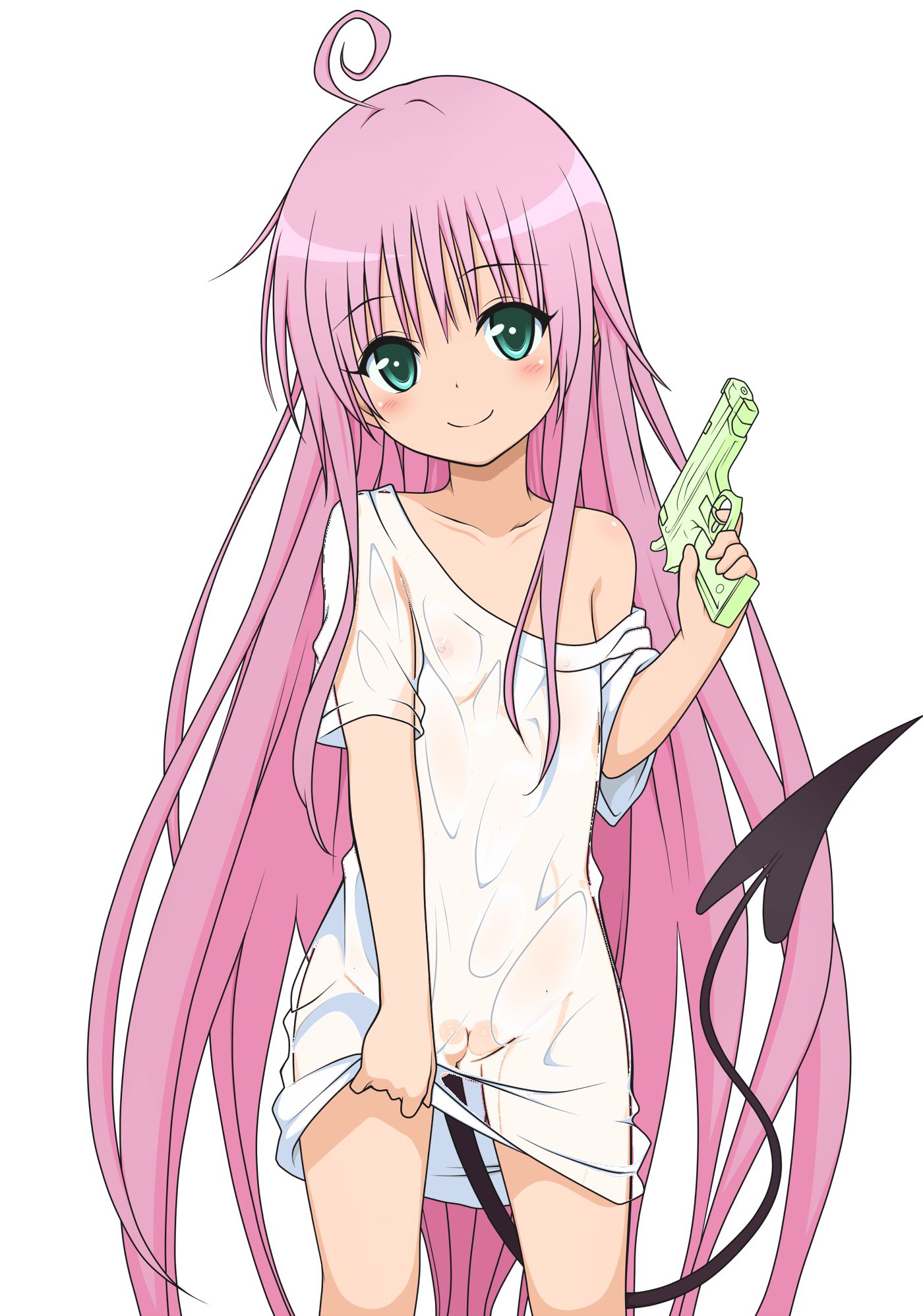 [Schecola] anime heroine's clothes and swimsuit is showing through erotic photoshop image 4th [perspective Photoshop] 5