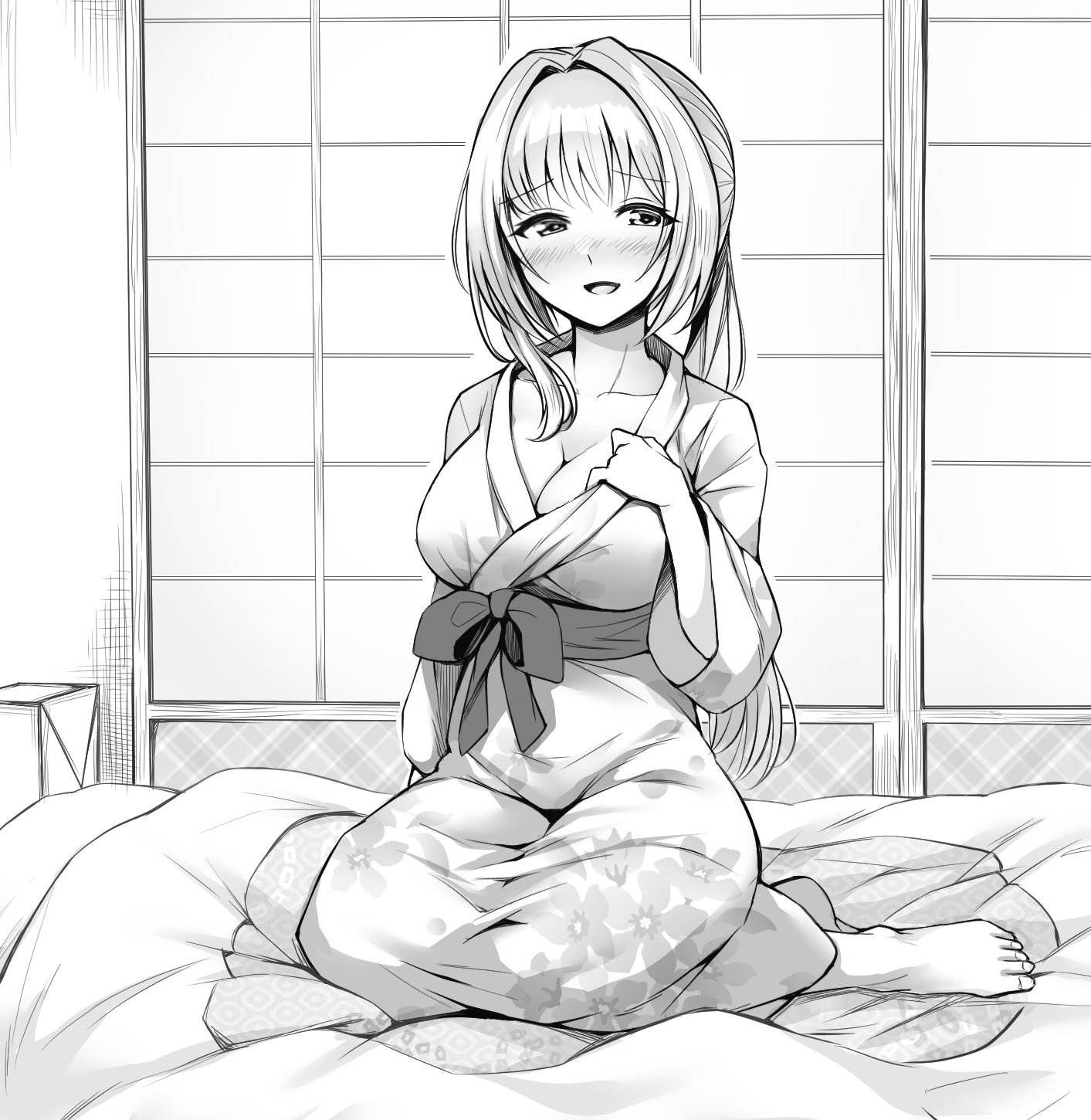 I collected erotic images of kimono / yukata 5