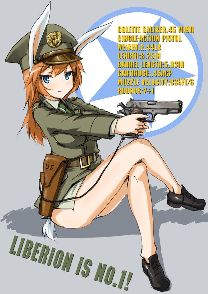 [Secondary erotic] Second erotic image of a girl with a weapon 12 [firearms, etc.] 39