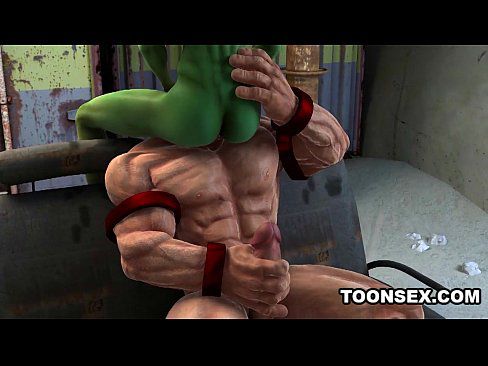 3D Toon Mutant Babe Gets Fucked Hard Outdoors - 5 min 8