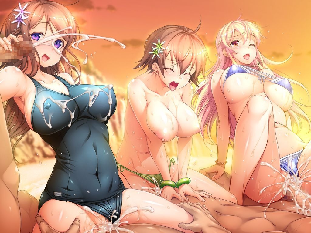 【Erotic Anime Summary】 Erotic image of a girl with sperm sprayed on various places 【Secondary erotic】 18