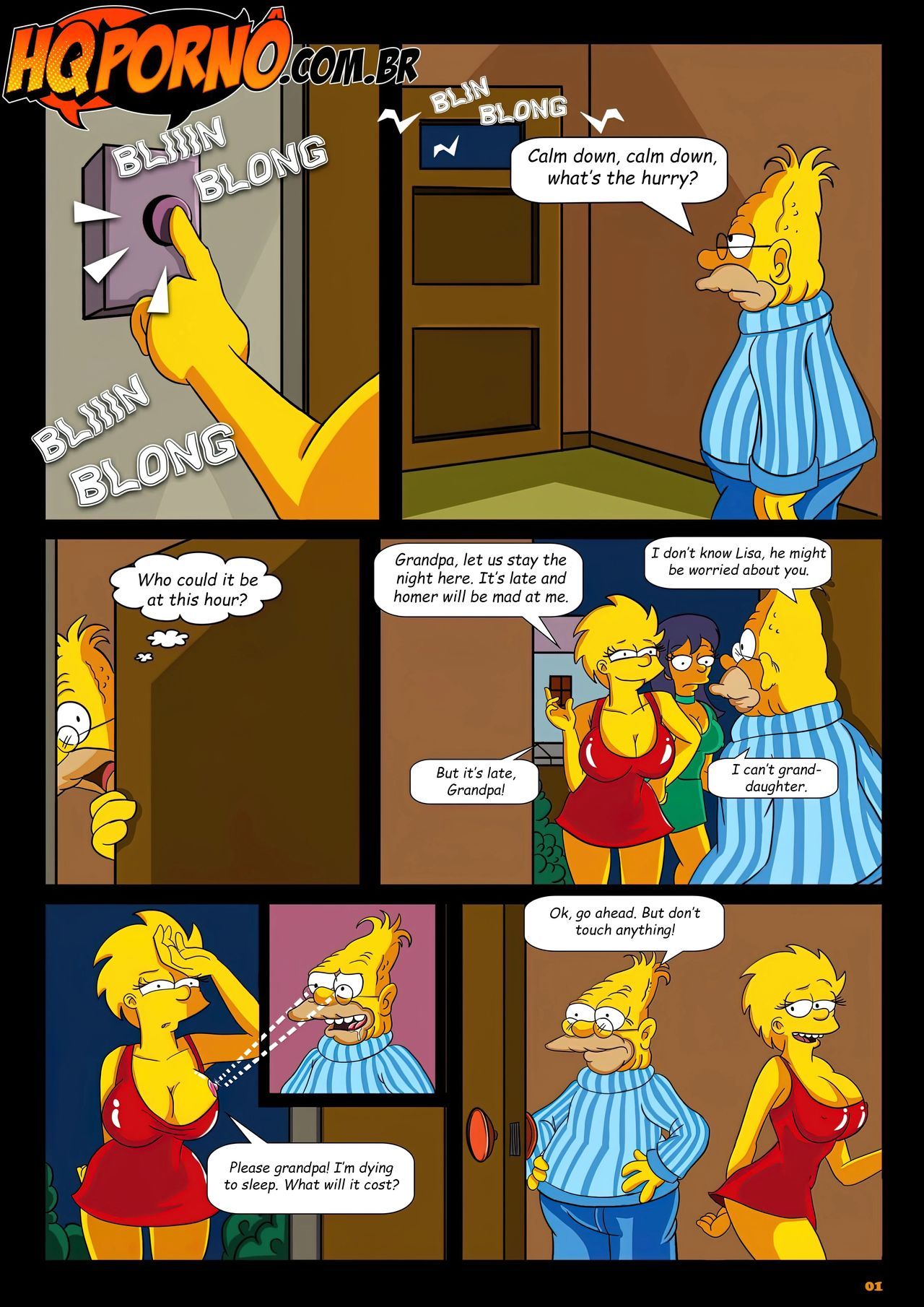 [*****o.com.br] - 1 . OS Simpsons - Sleepover At Grandpa's House - english 2