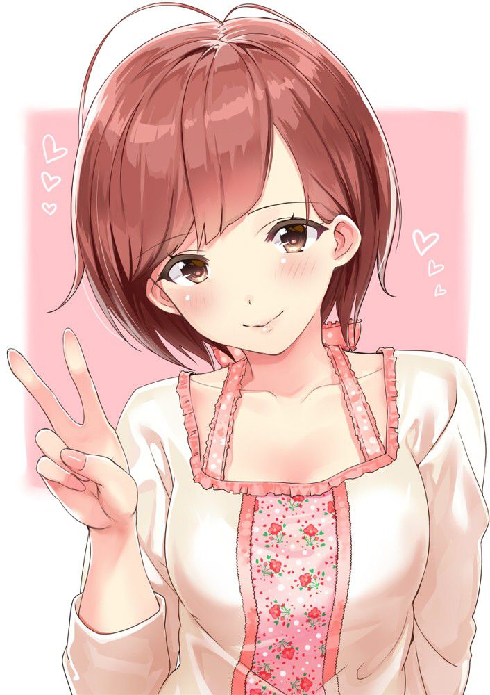 [2nd] Second image of a cute girl is a peace sign [peace sign, non-erotic] 25