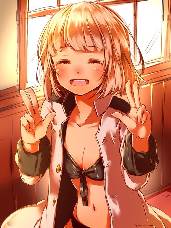 [2nd] Second image of a cute girl is a peace sign [peace sign, non-erotic] 28