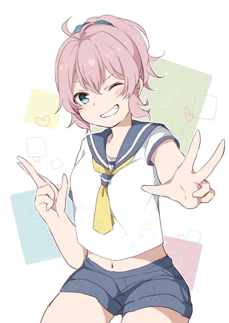 [2nd] Second image of a cute girl is a peace sign [peace sign, non-erotic] 33