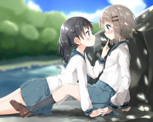 [Yuri] Flirting lesbian erotic image of a girl with each other 9 [2-d] 19