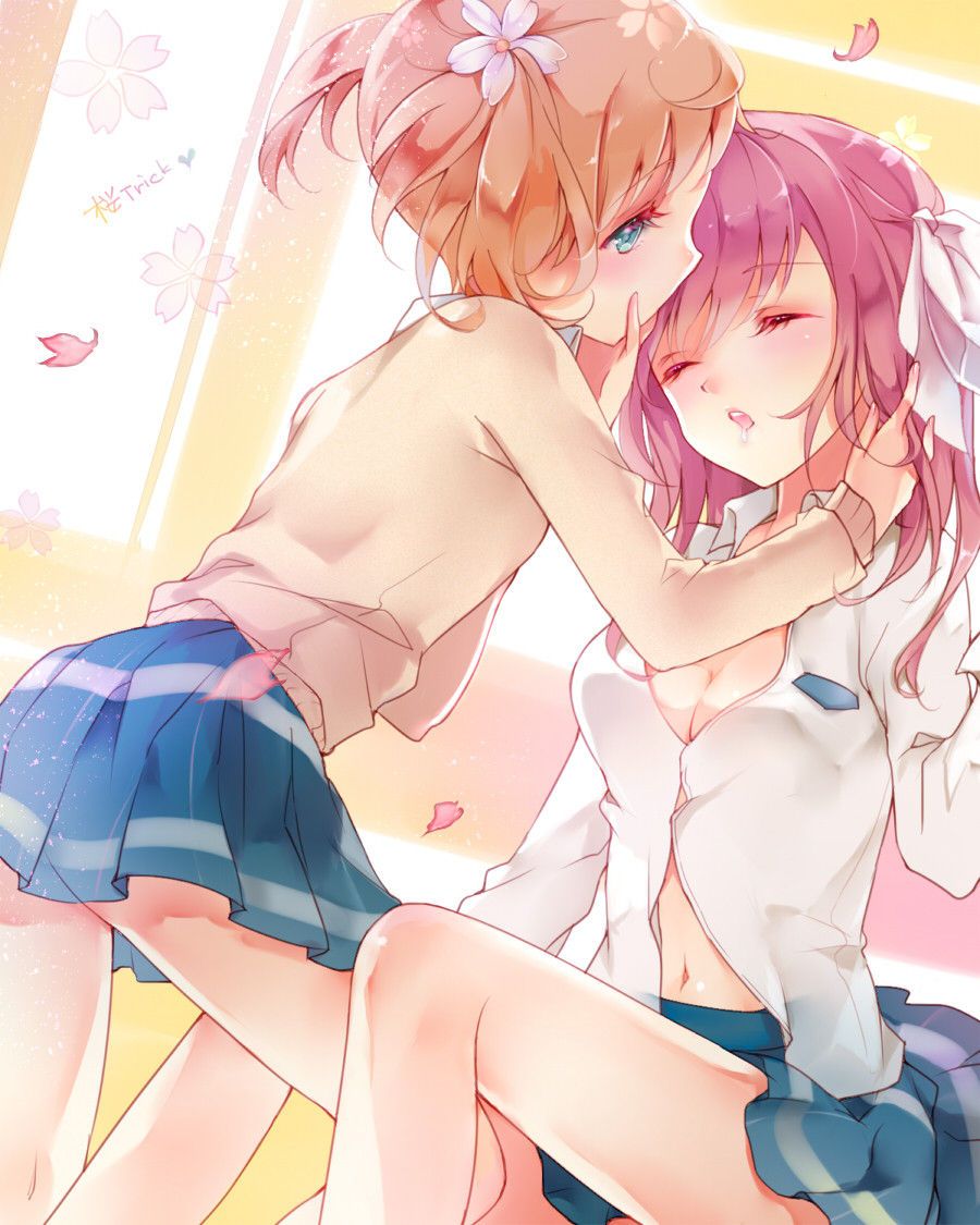 [Yuri] Flirting lesbian erotic image of a girl with each other 9 [2-d] 27