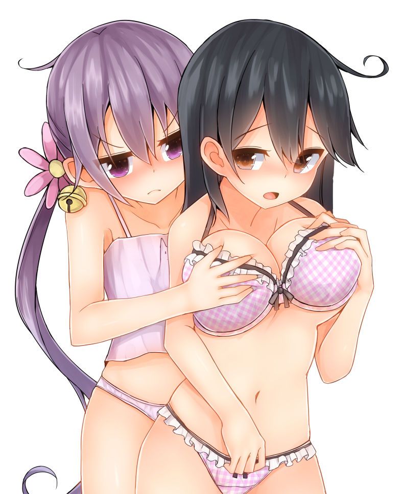 [Yuri] Flirting lesbian erotic image of a girl with each other 9 [2-d] 5