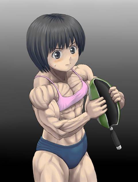[104 muscle Image] about the demand of Mukkimki two-dimensional daughter who is cracking abs. 1 37