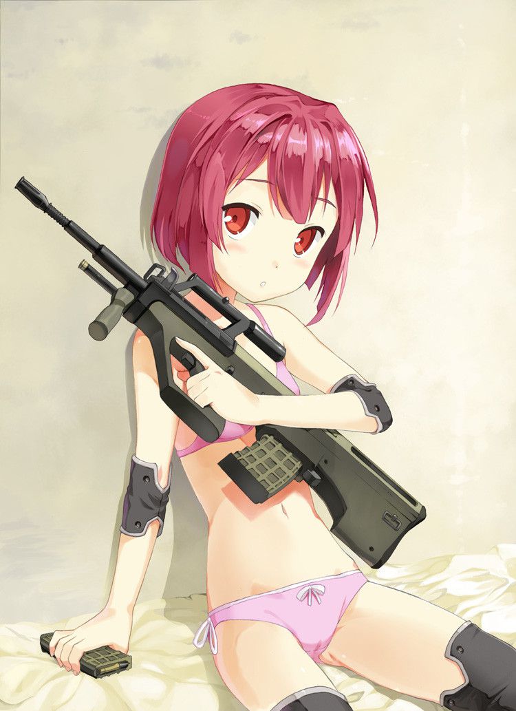 [Secondary/ZIP] secondary erotic image of a girl with a weapon 20 [firearms, etc.] 1