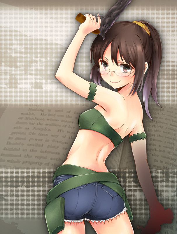 [Secondary/ZIP] secondary erotic image of a girl with a weapon 20 [firearms, etc.] 23