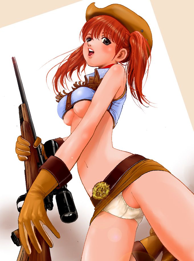 [Secondary/ZIP] secondary erotic image of a girl with a weapon 20 [firearms, etc.] 28