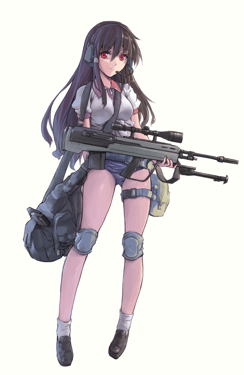 [Secondary/ZIP] secondary erotic image of a girl with a weapon 20 [firearms, etc.] 8