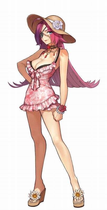 [Fate/X-Terra link] Jeanne and Drake, such as Girls ' erotic swimsuit DLC costume! 10