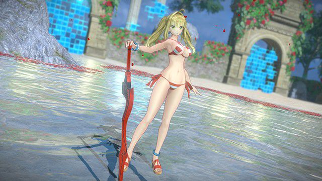 [Fate/X-Terra link] Jeanne and Drake, such as Girls ' erotic swimsuit DLC costume! 3