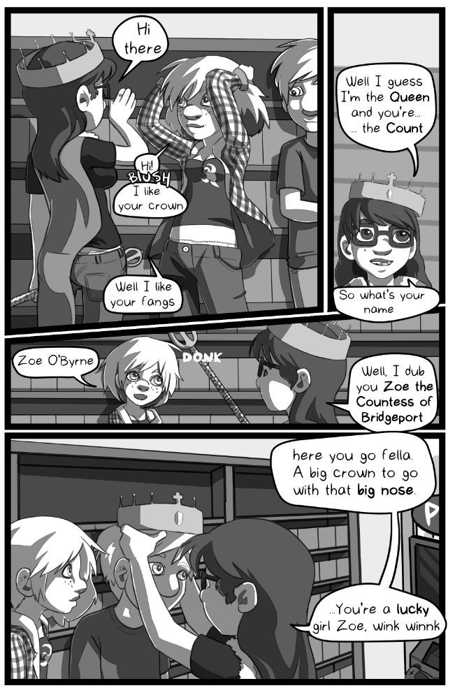 Zoe the Vampire weekly webcomic 4