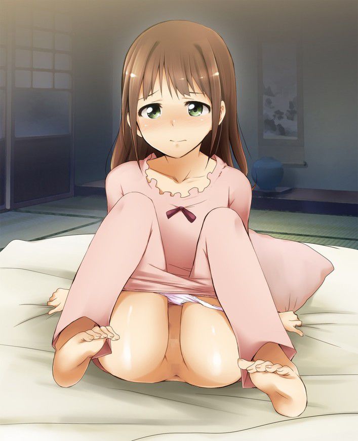 The second erotic image of the girl who has become a half-off clothes are disturbed [half undress] 4