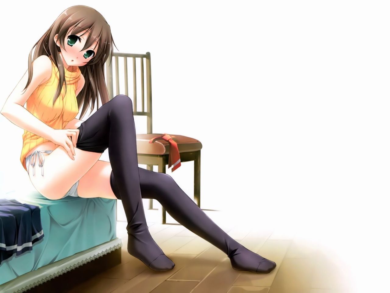 Thighhighs beautiful girl I want to see girls wearing thighhighs 18