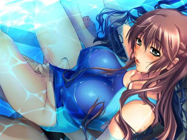 [48 pieces] two-dimensional fetish image collection for Nuke to girls of swimsuit. 12 36