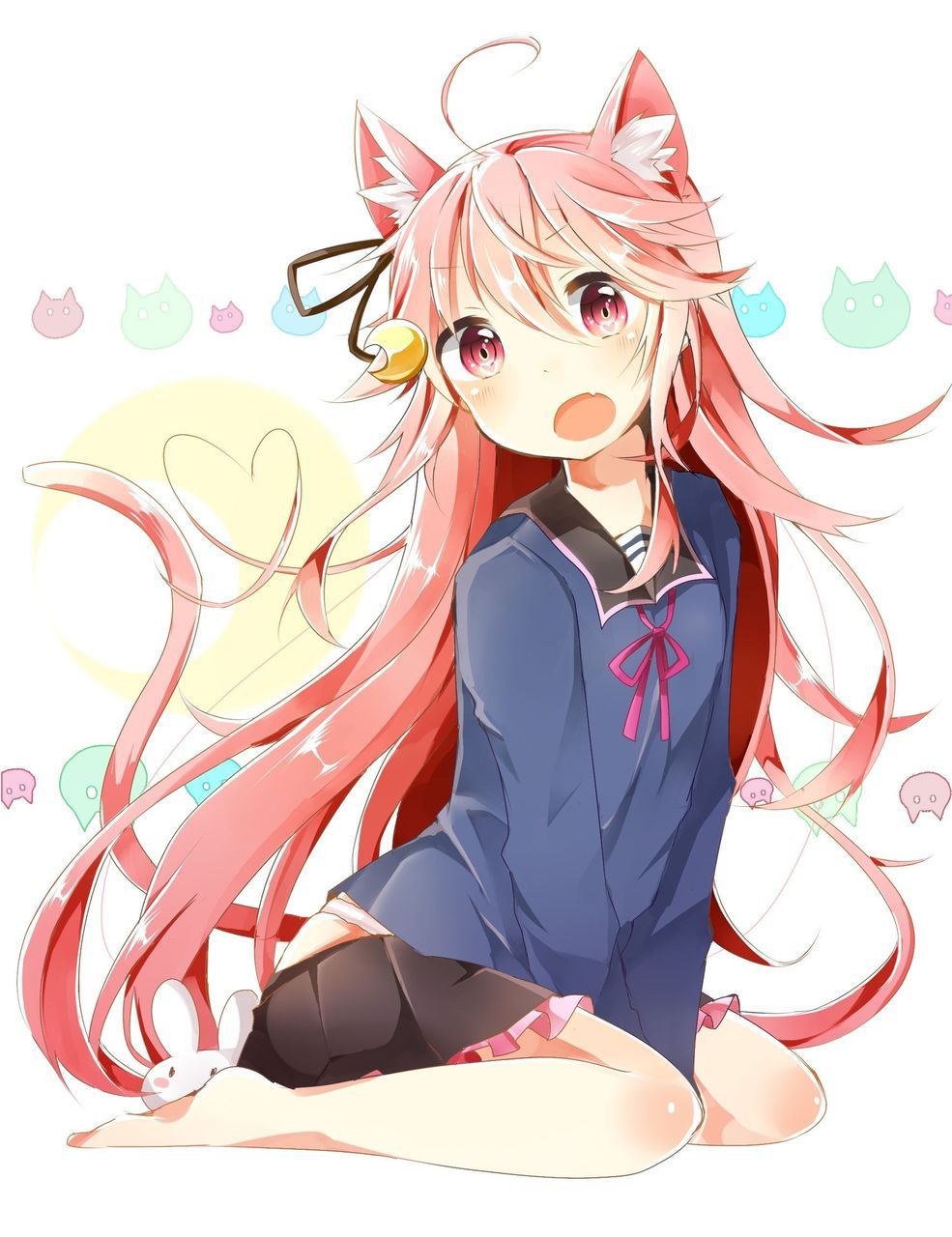 [secondary] Second image of the cute animal ear girl that you want to pat the head [animal ears daughter] 30