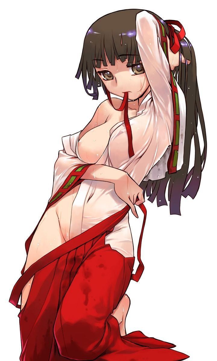 [2nd] Second erotic image of a girl in the maiden clothes Part 5 [Miko-san] 6