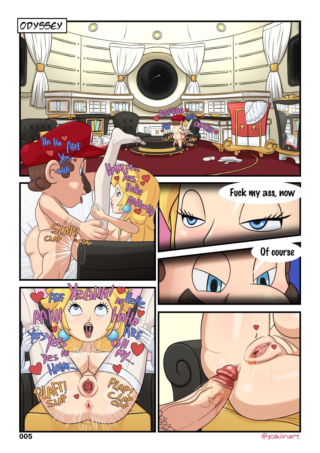 [Yolkiin] Peach Sex Odyssey (ongoing) [english] 6