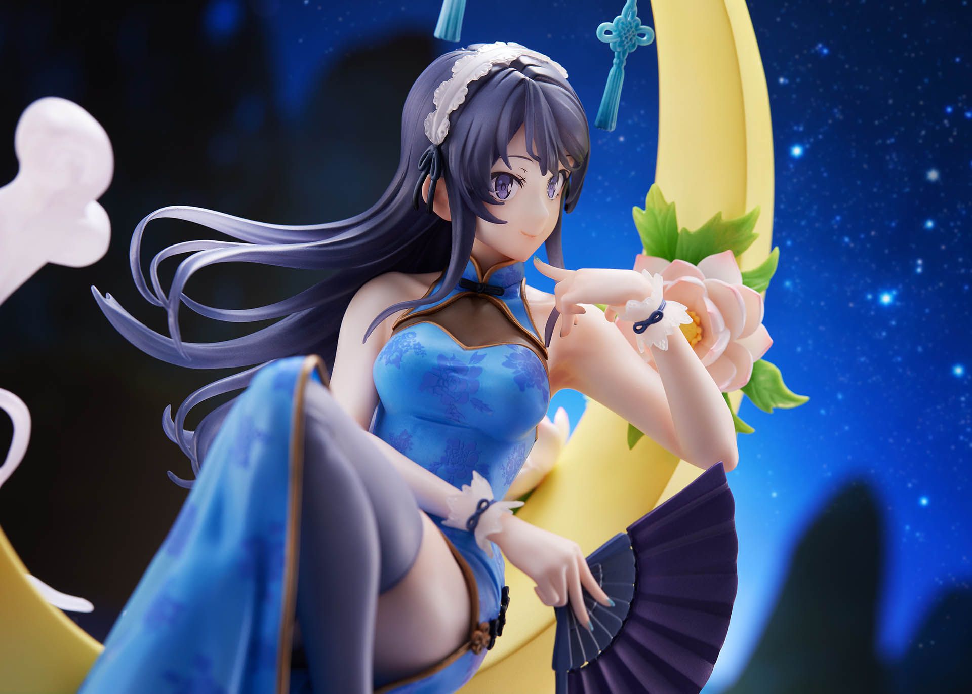 "Youth Pig Bastard Doesn't Dream of Bunny Girl Senpai" Mai Sakurajima's Erotic Cheongsam Dress Figure 8