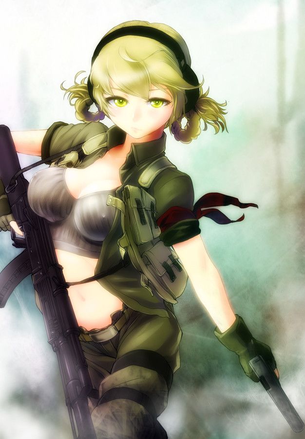 [Secondary/ZIP] Second erotic image of a girl with a weapon 26 [firearms, etc.] 21