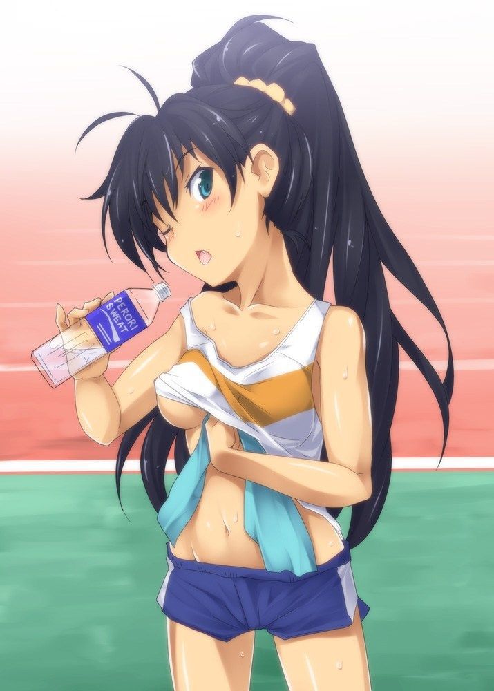 Image of sports girl even if drowsiness 22