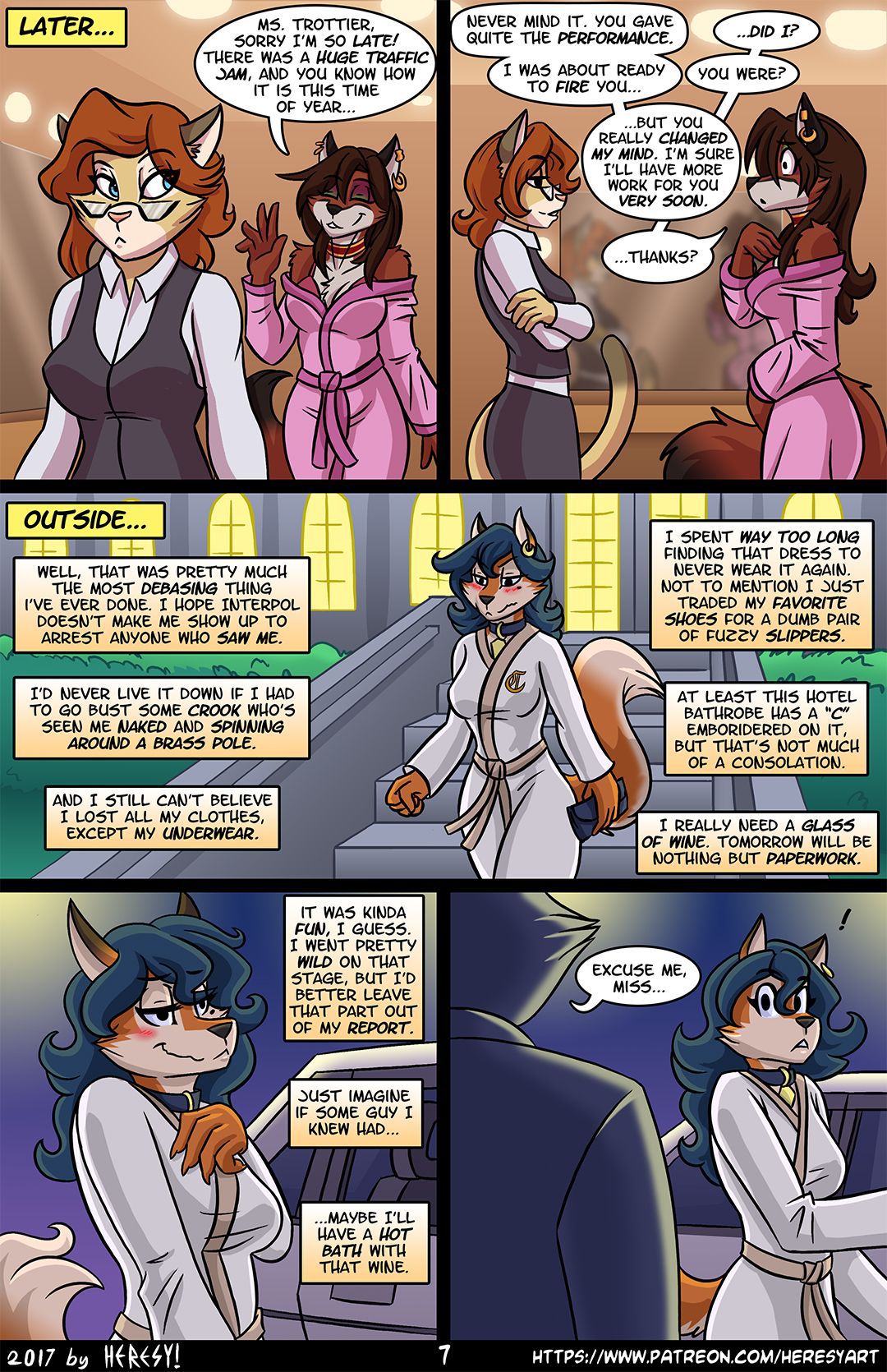 [HeresyArt] Carmelita Fox in Strip Search (Sly Cooper) 7