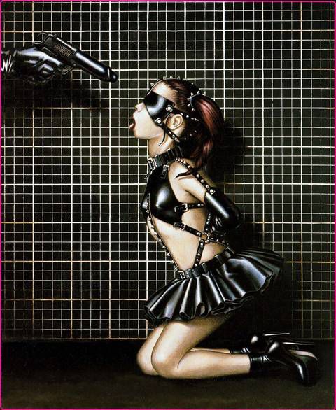 [114 erotic pictures] Girls who are Itabura to be restrained and blindfolded.... 3 35