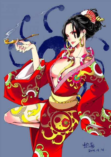 [101 Reference images] from the beautiful picture of the second erotic boa Hancock! 1 [One Piece] 55