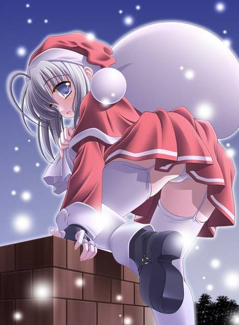 [105 images] Two-dimensional beautiful girl Christmas Santa costume! 5 105