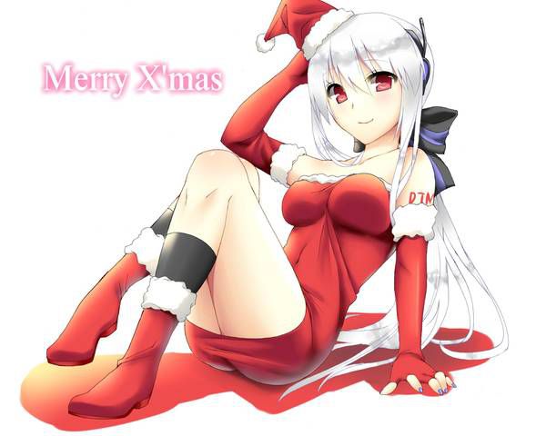 [105 images] Two-dimensional beautiful girl Christmas Santa costume! 5 13