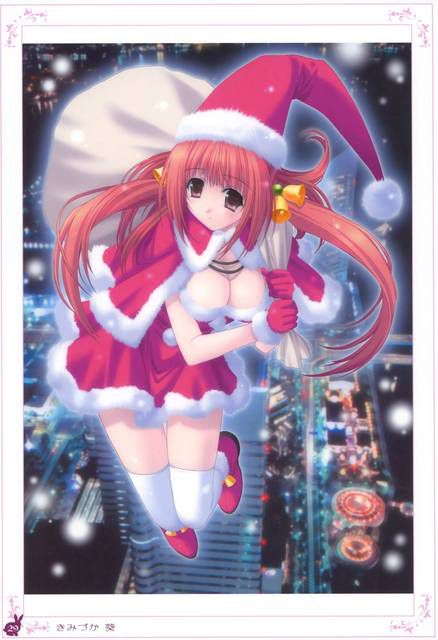 [105 images] Two-dimensional beautiful girl Christmas Santa costume! 5 14