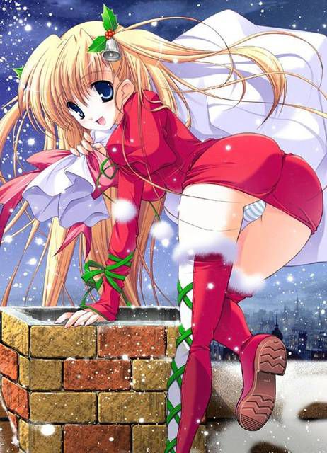 [105 images] Two-dimensional beautiful girl Christmas Santa costume! 5 27