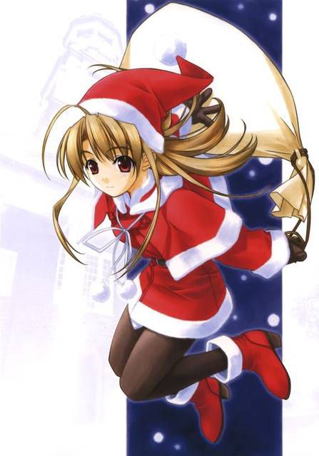 [105 images] Two-dimensional beautiful girl Christmas Santa costume! 5 38