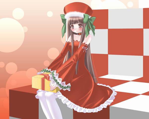 [105 images] Two-dimensional beautiful girl Christmas Santa costume! 5 72