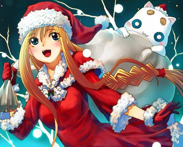 [105 images] Two-dimensional beautiful girl Christmas Santa costume! 5 74