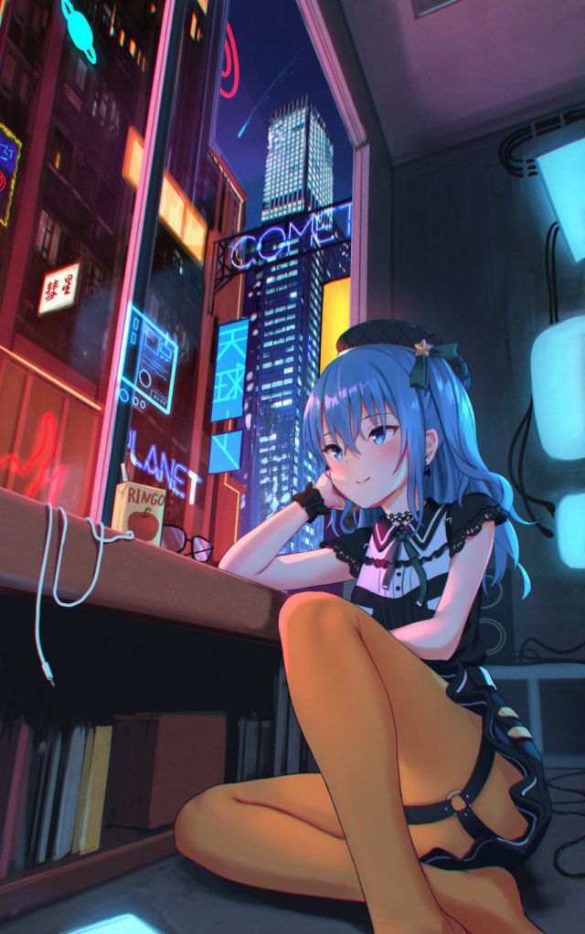 【Second】Blue-haired girl image Part 16 16