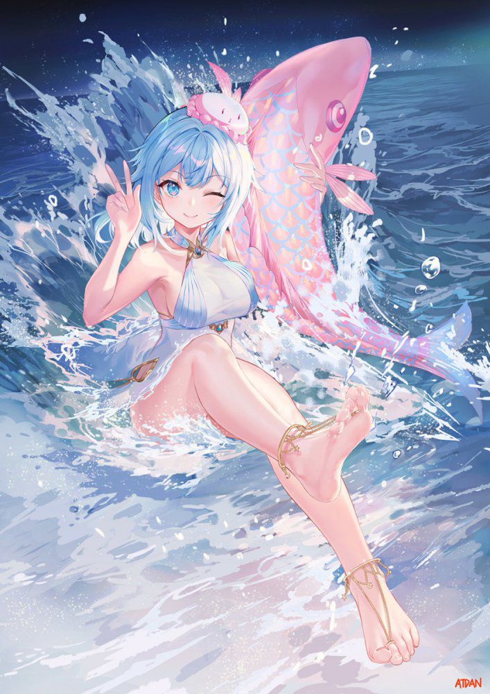 【Second】Blue-haired girl image Part 16 29