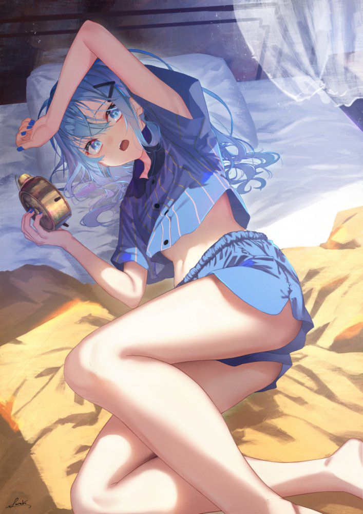 【Second】Blue-haired girl image Part 16 7