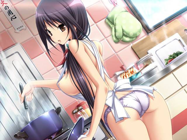 [105 erotic images] Two-dimensional naked apron just looking at her daughter, it is already.... 6 【 Newlyweds 】 43