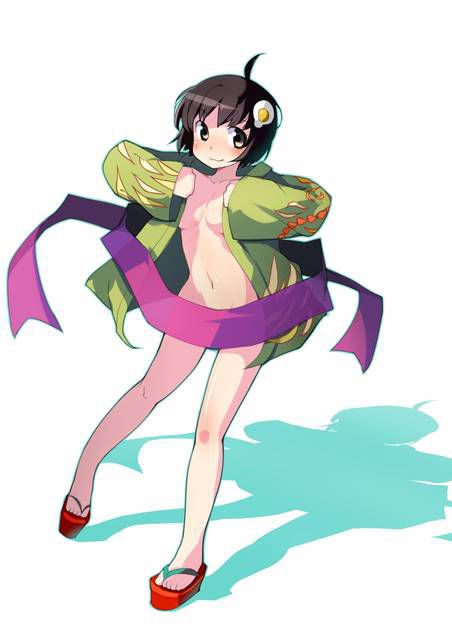 [131 photos] about the erotic image of the Bakemonogatari series. 1 70